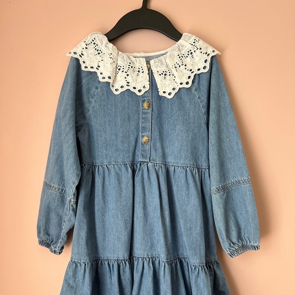 ZARA Girls Peter Pan collar dress